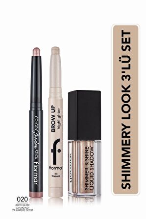 Flormar Shimmery Look 3'lü Makyaj Seti
