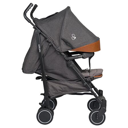 Biddy Pitty Picco Baston Bebek Arabası Grey Melange