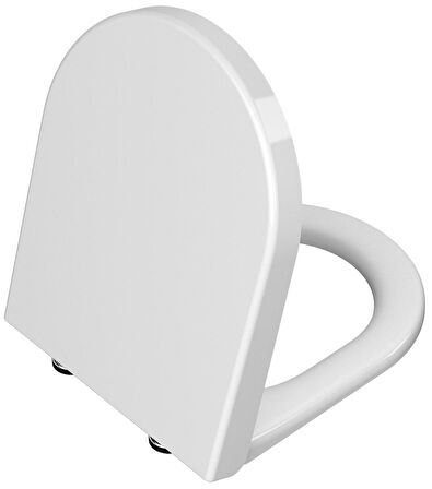 VitrA Integra 108-003R009 Klozet Kapağı, Yavaş Kapanır, Kolay Çıkabilir, Beyaz