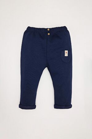 DeFacto Erkek Bebek 2'li Takım Uzun Kollu Flanel Kareli Gömlek Beli Lastikli Pantolon D6509A524WNRD79