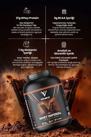 Whey Impreal - 2128 Gr. Çikolata Aromalı Protein Tozu