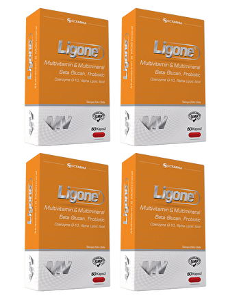 LİGONE BETA GLUCAN  60 KAPSÜL 4X