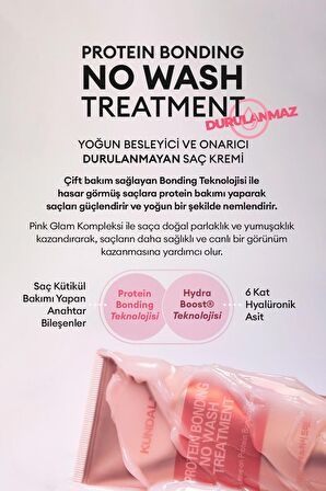 Protein Kompleksi İçeren Onarıcı Kundal Protein Bonding No Wash Treatment 130ml (Ylang Ylang)