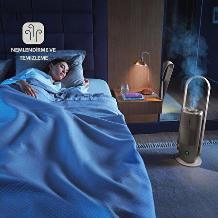 Homend O-Zone Duo 9005H 2 In 1 Hava Temizleyicisi ve Nemlendiricisi