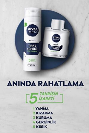 Nivea Süper Men Hassas Tıraş Sonrası Losyon 100 ml, Hassas Ciltler Alkolsüz