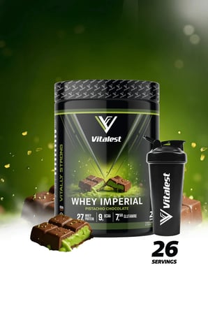 Whey Protein Fıstıklı Çikolata 988g | 27g Protein, 9g BCAA, 7.5g Glutamin