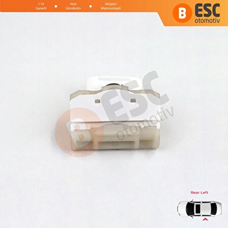 Mercedes S320 W220 İçin Ön Sol Kapı Cam Kriko Klipsi