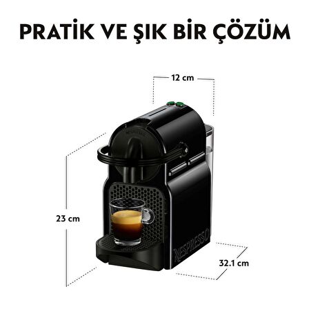 Nespresso D40 İnissia Black Kahve Makinesi