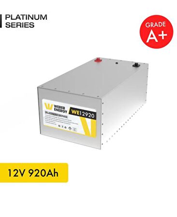 12V 920Ah LiFePO4 Platinum Series Bluetooth'lu Lityum Demir Fosfat Akü 