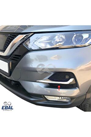 Nissan Qashqai Krom Sis Far Çerçevesi 2 Parça 2017 ve Üzeri