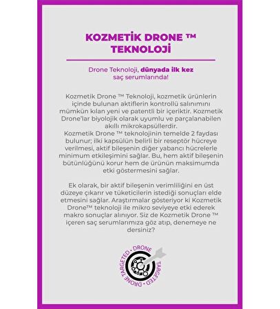 the fair. Drone-targeted Biotin Dökülme Önleyici Vegan Saç Serumu %1 Hyalufiller Drone Biotin 50 ml