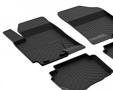 Hyundai Accent Blue Ferrous 4D Havuzlu Kauçuk Paspas 2010 ve Üstü