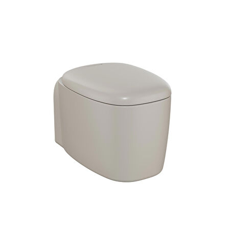 VitrA Plural 7830B420-0090 Rim-ex Asma Klozet, 55 cm, Mat Bej