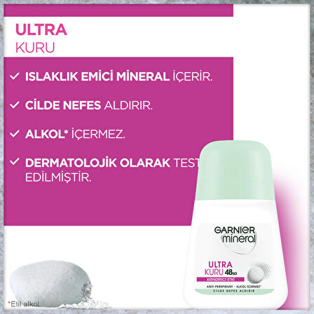 Garnier Mineral Ultra Kuru Roll-On Deodorant