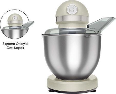 Karaca Mastermaid Chef Stand Mikser Soft Cream 1500w 5 Lt