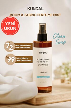 Oda ve Kumaş Kokusu KUNDAL Room & Fabric Perfume Mist (Clean Soap)