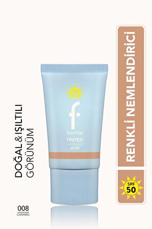 Flormar Sun Lovers Nemlendirici Etkili & Doğal Bitişli Renkli Güneş Koruyucu Spf50-008 Caramel