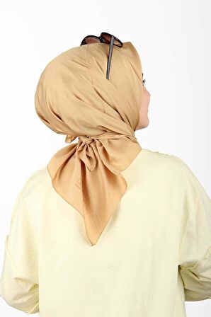 Aker Eşarp Mor Kadın Düz Polyester Eşarp
