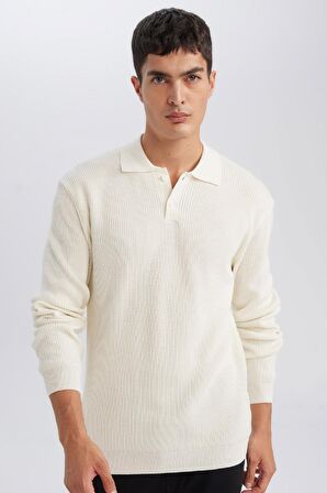 Standart Fit Polo Yaka Kazak