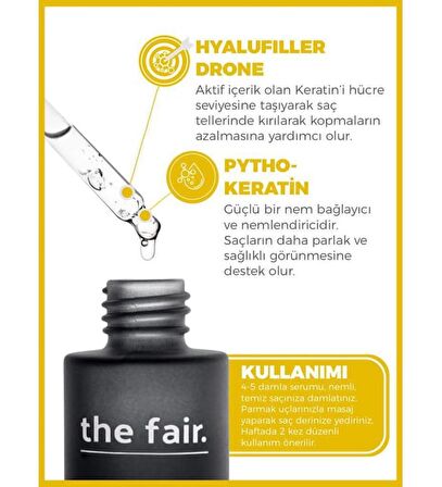 the fair. Drone-targeted Keratin Kırılma Karşıtı Vegan Saç Serum %1 Hyalufiller Drone Keratin 50 ml