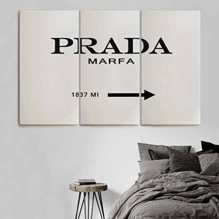 Prada Marfa Kanvas Tablo ( TEK PARÇA )