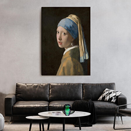 İnci Küpeli Kız Kanvas Tablo, Ressam Johannes Vermeer 