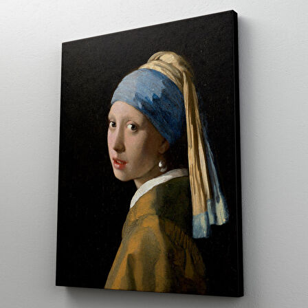 İnci Küpeli Kız Kanvas Tablo, Ressam Johannes Vermeer 