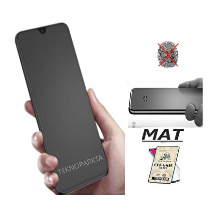 Samsung A33 Ekran Koruyucu Mat Seramik Esnek Tam Kaplayan Cam Nano Ekran