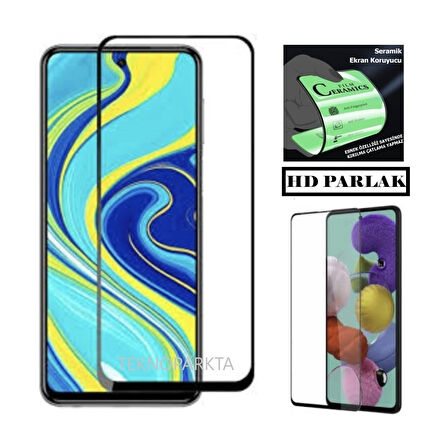 Xiaomi Poco X4 Pro Ekran Koruyucu Seramik Nano Cam Esnek Tam Kaplayan