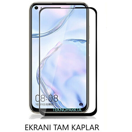 Oppo A76 Ekran Koruyucu Seramik Nano Cam Esnek Tam Kaplayan Ekran