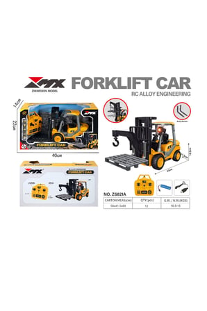 2.4Ghz 1:18 Uzaktan Kumandalı Işıklı Sesli Full Fonksiyon Şarjlı Forklift