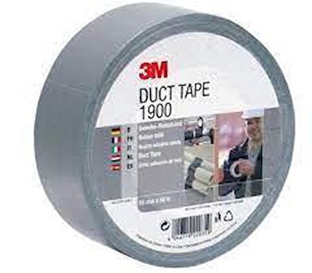 1900 - Duct Tape Koli Bandı 50mm X 50m (3 Adet)