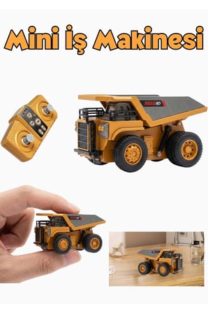 2.4Ghz 1:64 Uzaktan Kumandalı Metal Kasa Full Fonksiyon Şarjlı Minik Kamyon