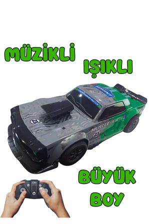 1/8 Ölçek 2.4Ghz 7.4V Işıklı Şarjlı Sesli Uzaktan Kumandalı Araba
