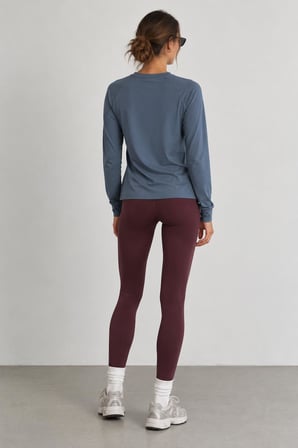 Kadın Activewear Bisiklet Yaka Üst