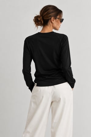 Kadın Activewear Bisiklet Yaka Üst