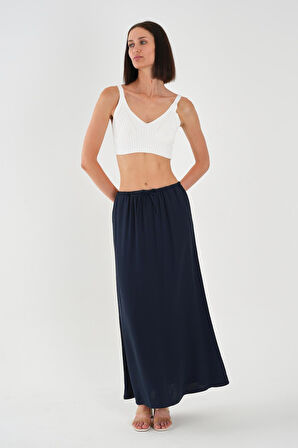 Düz Kesim Uzun Etek