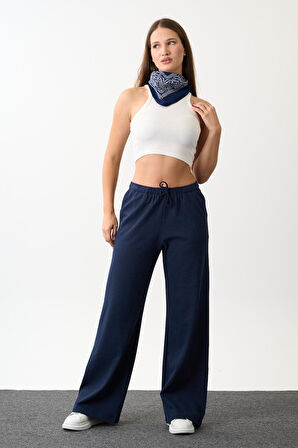 Keten Karışımlı Bol Kesim Pantolon