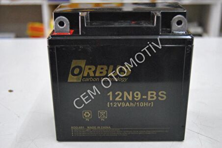 12V 9Amper Motosiklet Akü 6 Ay Garanti 135X75X135