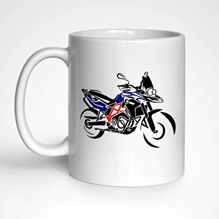 Enduro Motosiklet Temalı Kupa Bardak, Mug, Hediyelik, Bmw, Gs