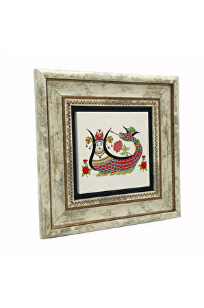 Şahmeran Baskılı Taş Tablo 20x20