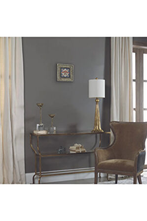 Osmanlı İznik Çini Deseni Baskılı Taş Tablo 20x20