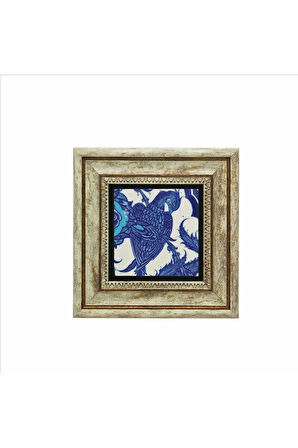 Osmanlı Sülünlü Çini-Topkapı Sarayı Baskılı Taş Tablo 20x20