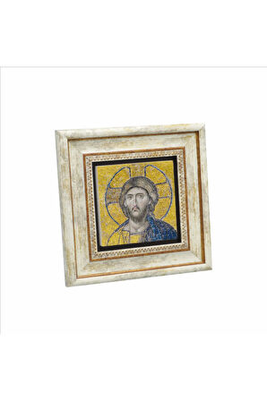 Ayasofya- Hz. İsa Mozaiği Baskılı Taş Tablo 20x20