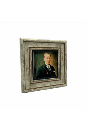 Mustafa Kemal Atatürk Baskılı Taş Tablo 20x20
