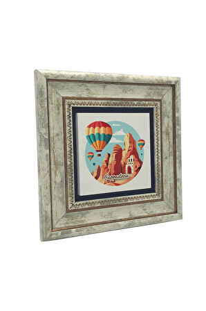 Kapadokya Baskılı Taş Tablo 20x20