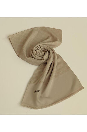 Aker Taş Elegance Monogram Şal