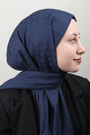 Lacivert Cotton Pamuk Şal 921
