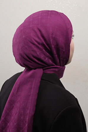 Mürdüm Cotton Pamuk Şal 992