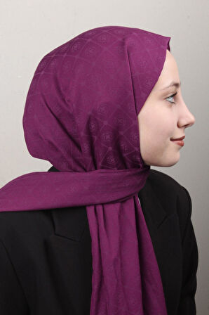Mürdüm Cotton Pamuk Şal 992